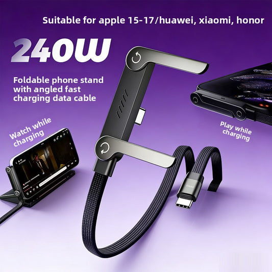 Phone Charging CableDual Function: Combines a phone stand and charging cable