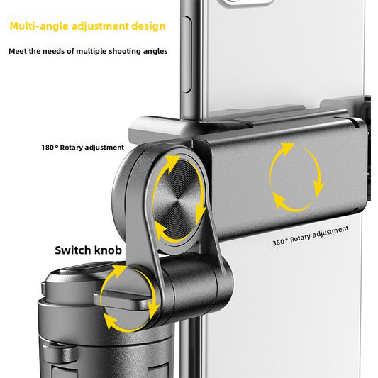 Mini Magnetic Selfie Stick Strong magnetic connection for secure phone placement Bluetooth Remote 15-meter range for convenient shooting